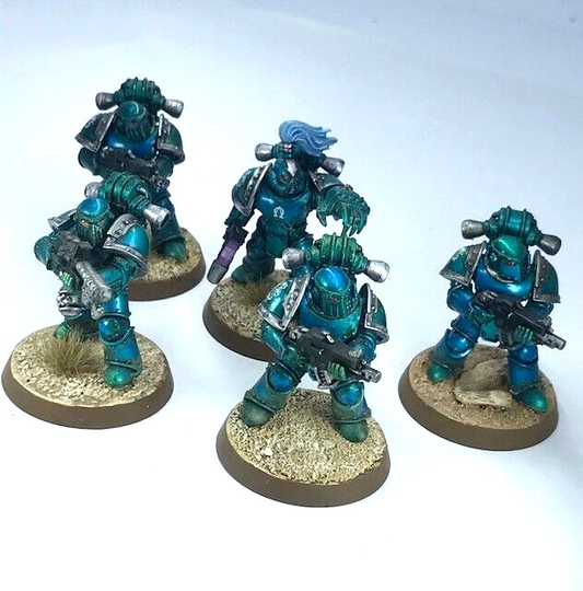 Alpha Legion Tactical Marine Squad Horus Heresy - Painted - Warhammer 30K C3975