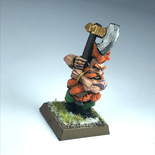 Metal Classic Dwarf Troll Slayer Warrior Painted - Warhammer Fantasy X10456