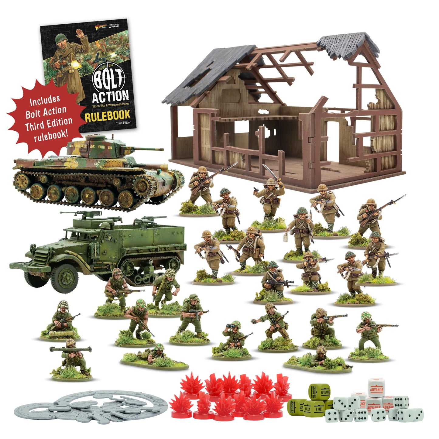 Pre-order: Bolt Action Starter Set–Island Assault! (Third Edition) - Bolt Action - Warlord Games
