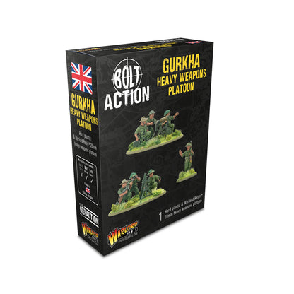 Pre-order: Gurkha Heavy Weapon Teams - Bolt Action - Warlord Games - Brand New