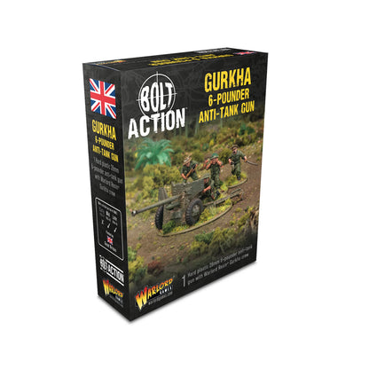 Pre-order: British 6-pounder Anti-Tank gun - Bolt Action - Warlord Games - Brand New