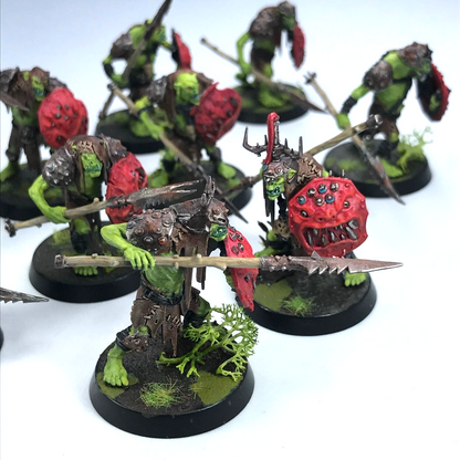 Gutrippaz with Stikkas Orruk Warclans - Painted - Warhammer Age of Sigmar C291