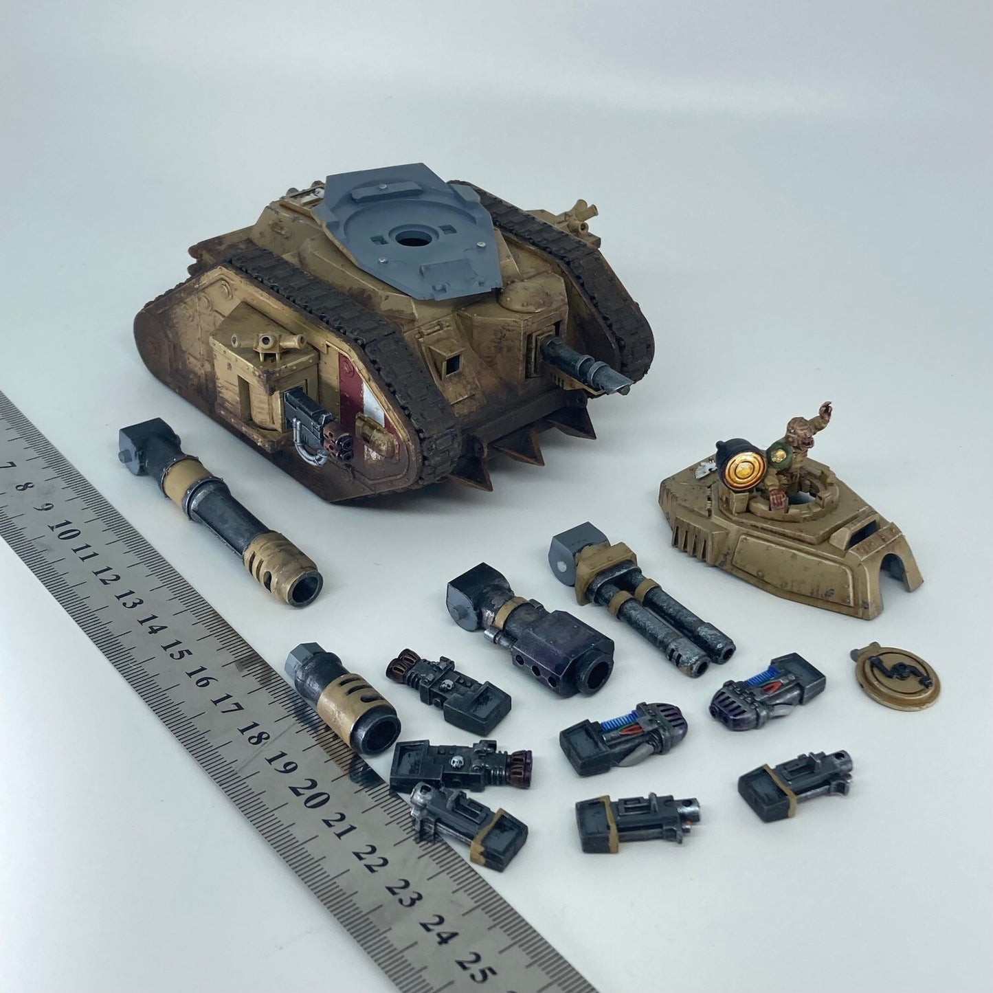 Leman Russ Battle Tank - Imperial Guard - Painted - Warhammer 40K GW BOX162