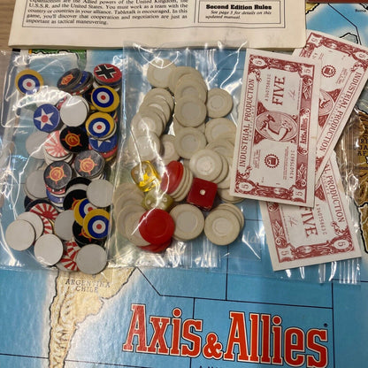 Axis and Allies Board Game - Avalon Hill Games - Unsure if Complete W154