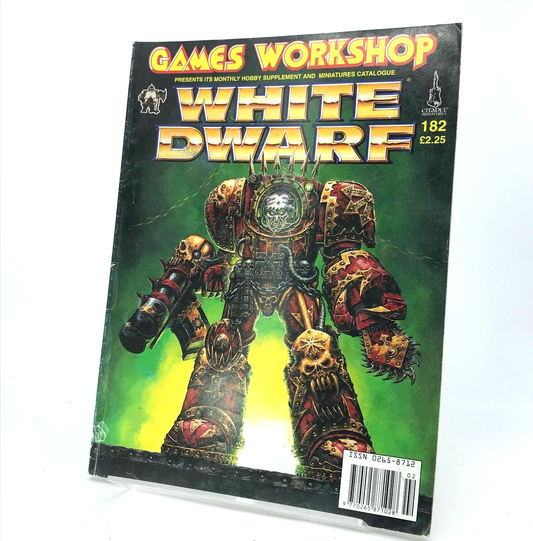 White Dwarf 182 Magazine Games Workshop Warhammer Fantasy 40,000 40K M606