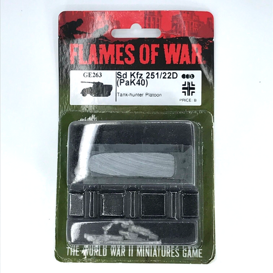 Metal German Sd KFz Pak40 Tank Hunter - Axis - Blister - Flames of War C2960