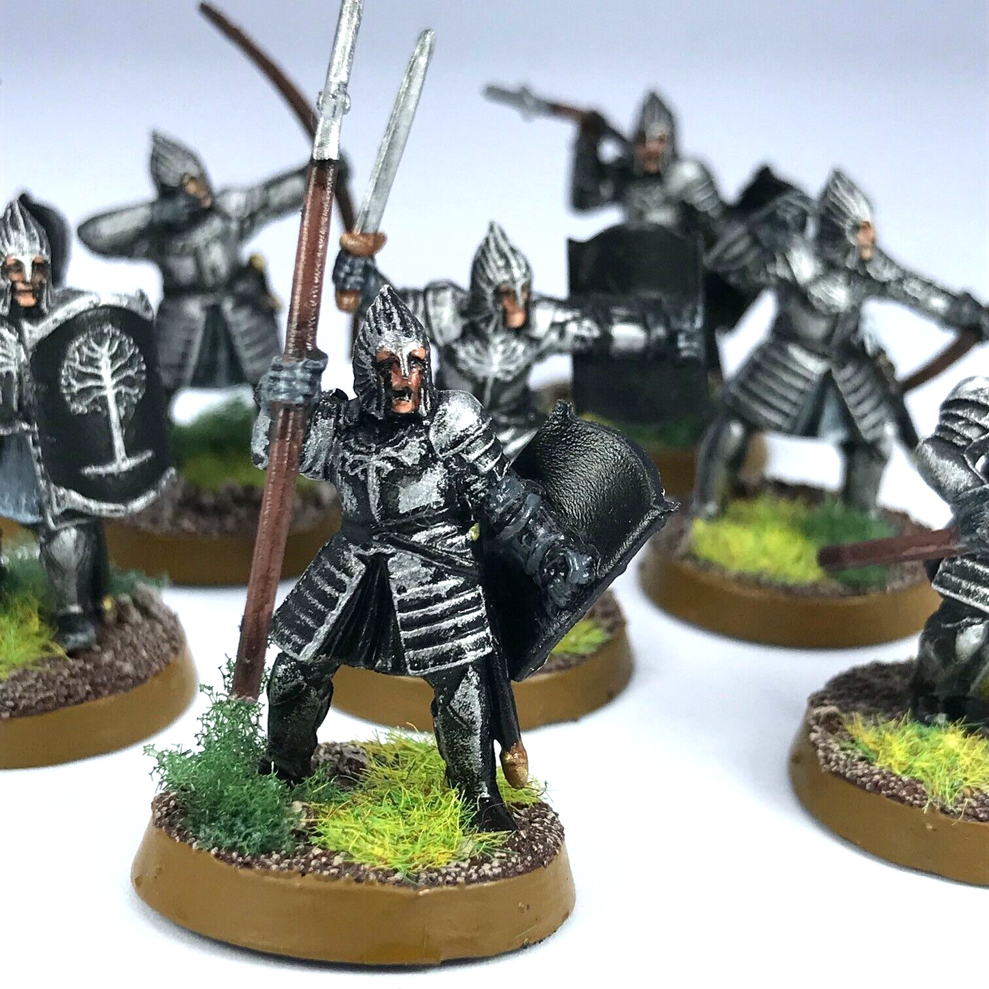 Minas Tirith Warriors - Painted - Warhammer / Lord of the Rings C2021