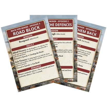 Race For Minsk - Ace Campaign Card Pack - Brand New - Flames of War