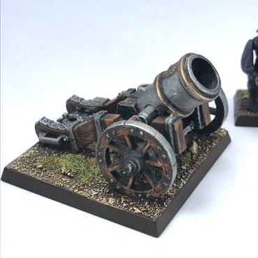 The Empire Siege Mortar Cannon & Crew - Warhammer Fantasy Classic Painted C4727