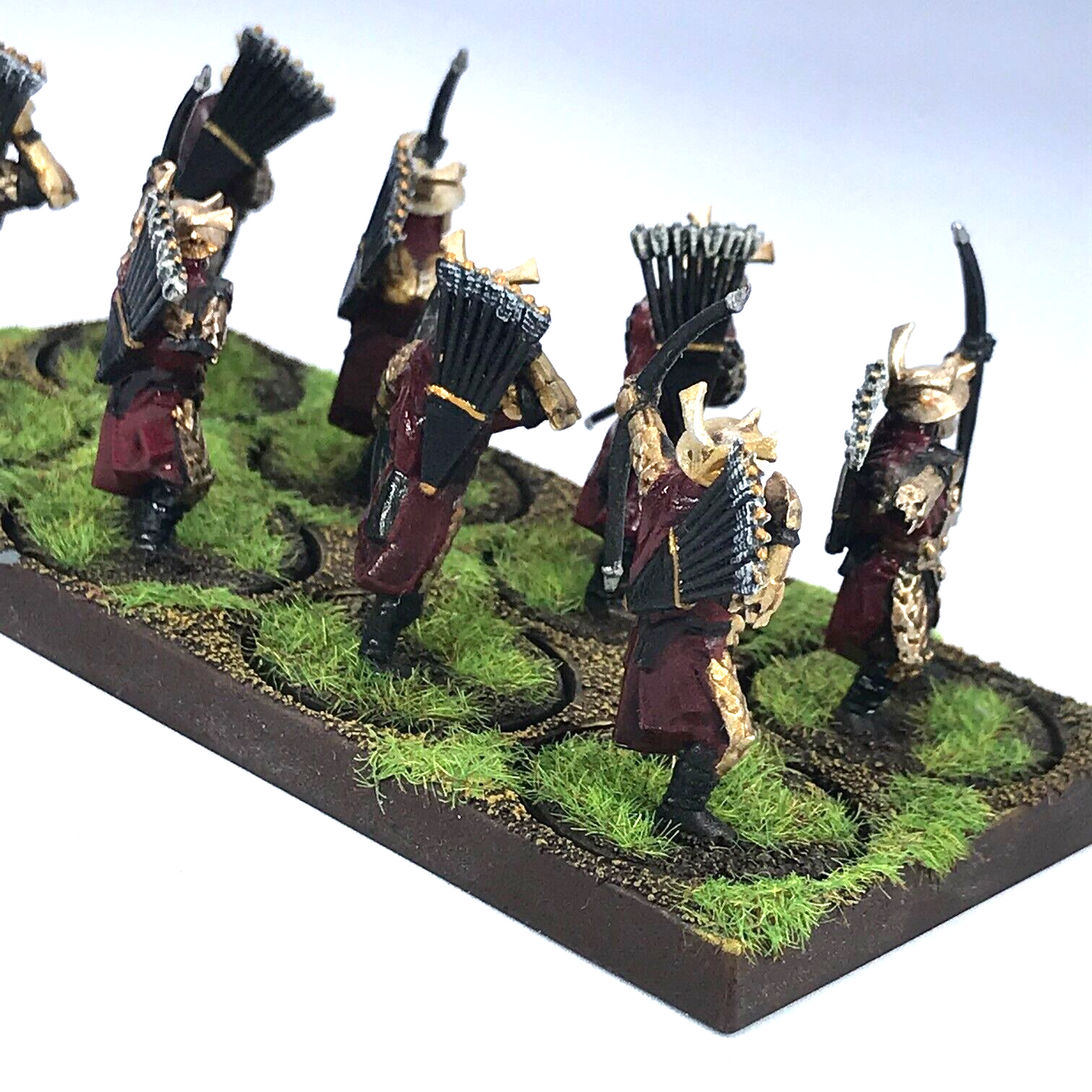 Easterling Archers & Tray LOTR - Warhammer / Lord of the Rings Painted C3834