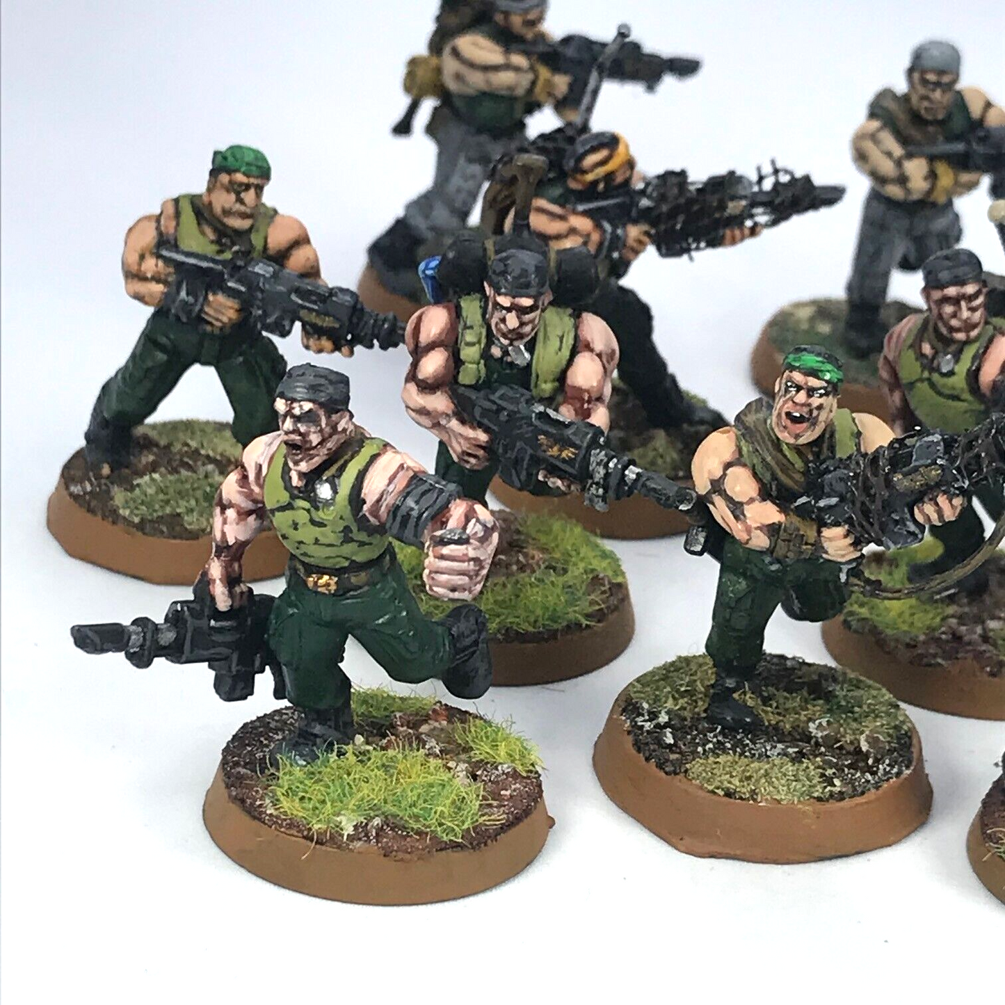 Imperial Guard Catachan Section Squad - Painted - Warhammer 40K C362