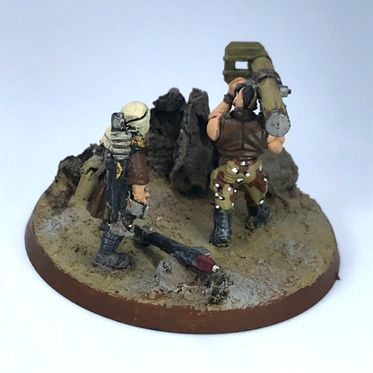 Tallarn Rocket Launcher Team Imperial Guard - Painted Warhammer 40K GW C2049