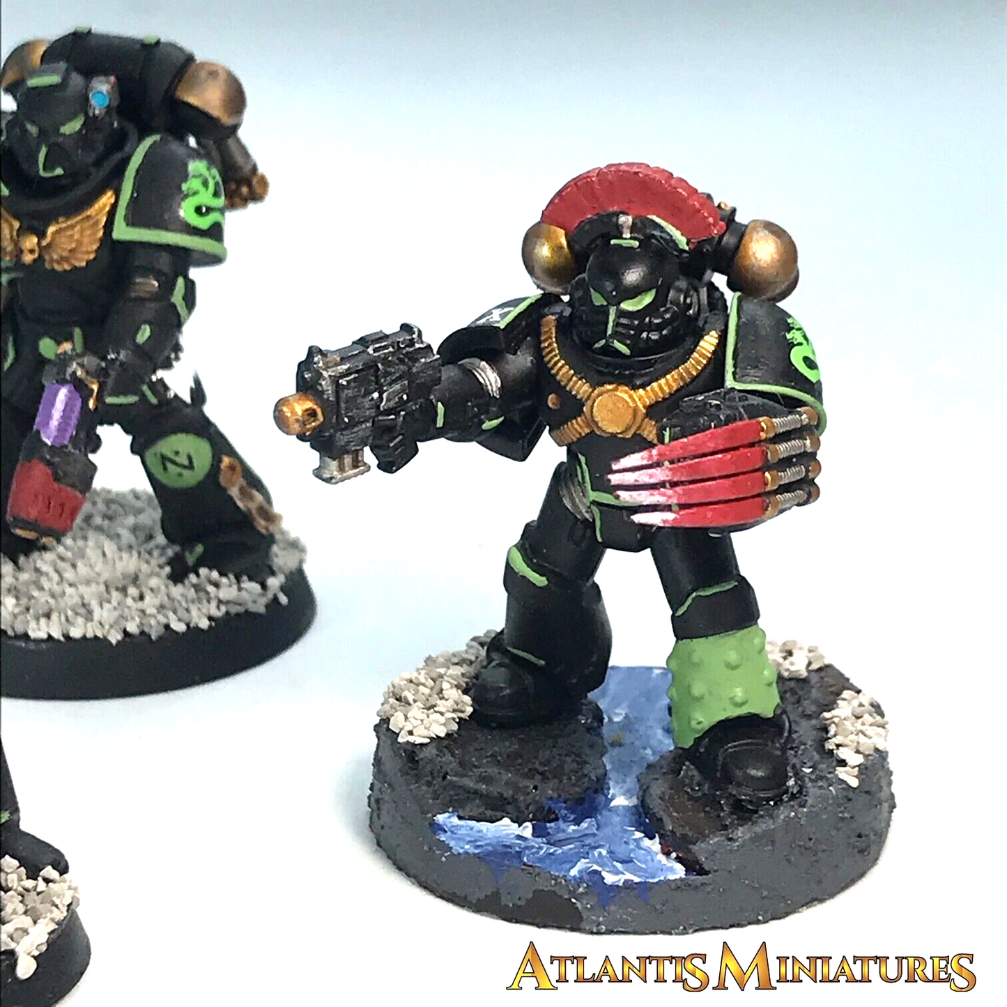 Painted Space Marine Squad -  Variety of Types - Warhammer 40K C429