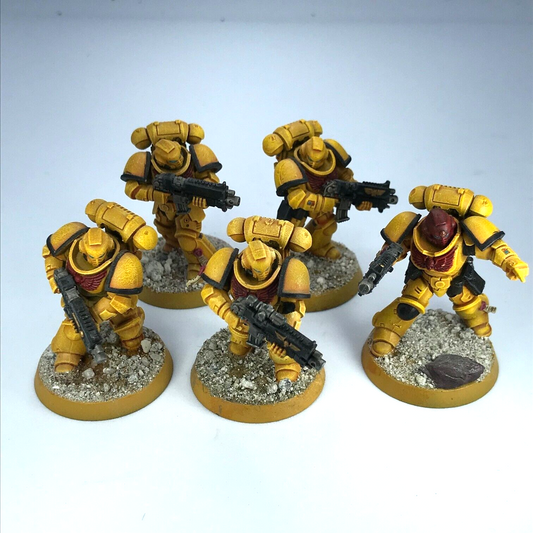 Primaris Hellblasters Imperial Fists Space Marines Painted - Warhammer 40K C506