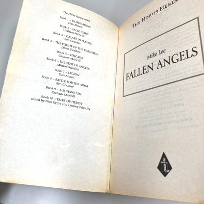 Fallen Angels - Mike Lee - Paperback 2009 Black Library Horus Heresy M91