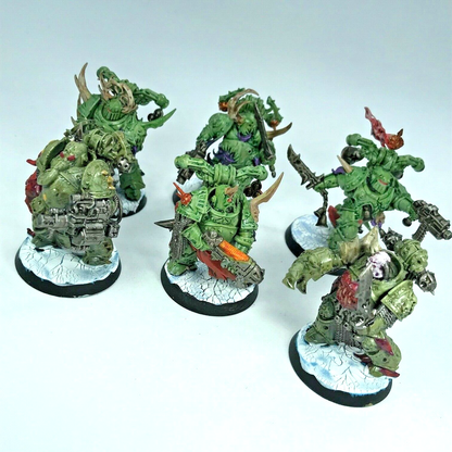 Death Guard Plague Marines Squad Chaos - Painted - Warhammer 40K C2479