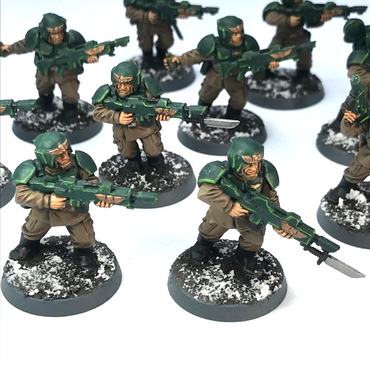 Cadian Infantry Squad Imperial Guard Astra Militarum Painted Warhammer 40K C4037