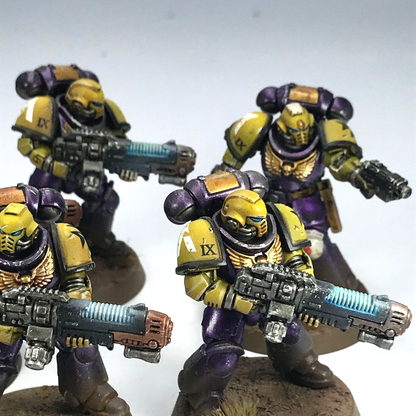 Space Marine Primaris Hellblasters - Painted - Warhammer 40K C2683