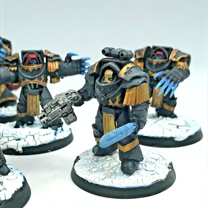 Night Lord Chaos Space Marine Terminators - Painted - Warhammer 40K C2465