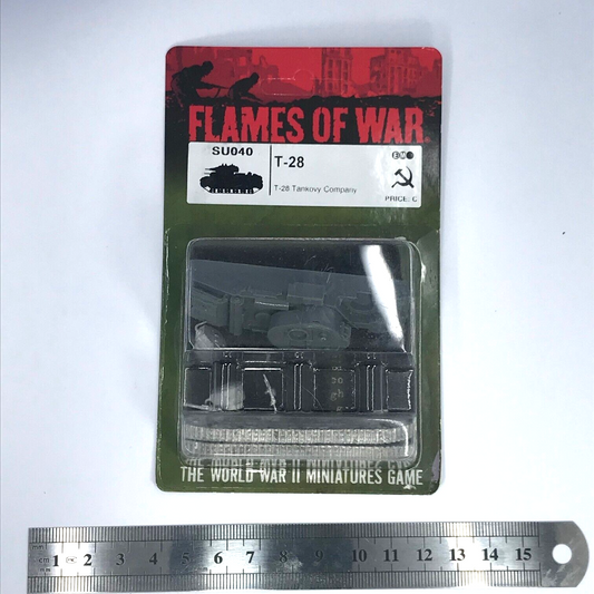 Soviet USSR T-28 Tank Blister - Flames of War C2697