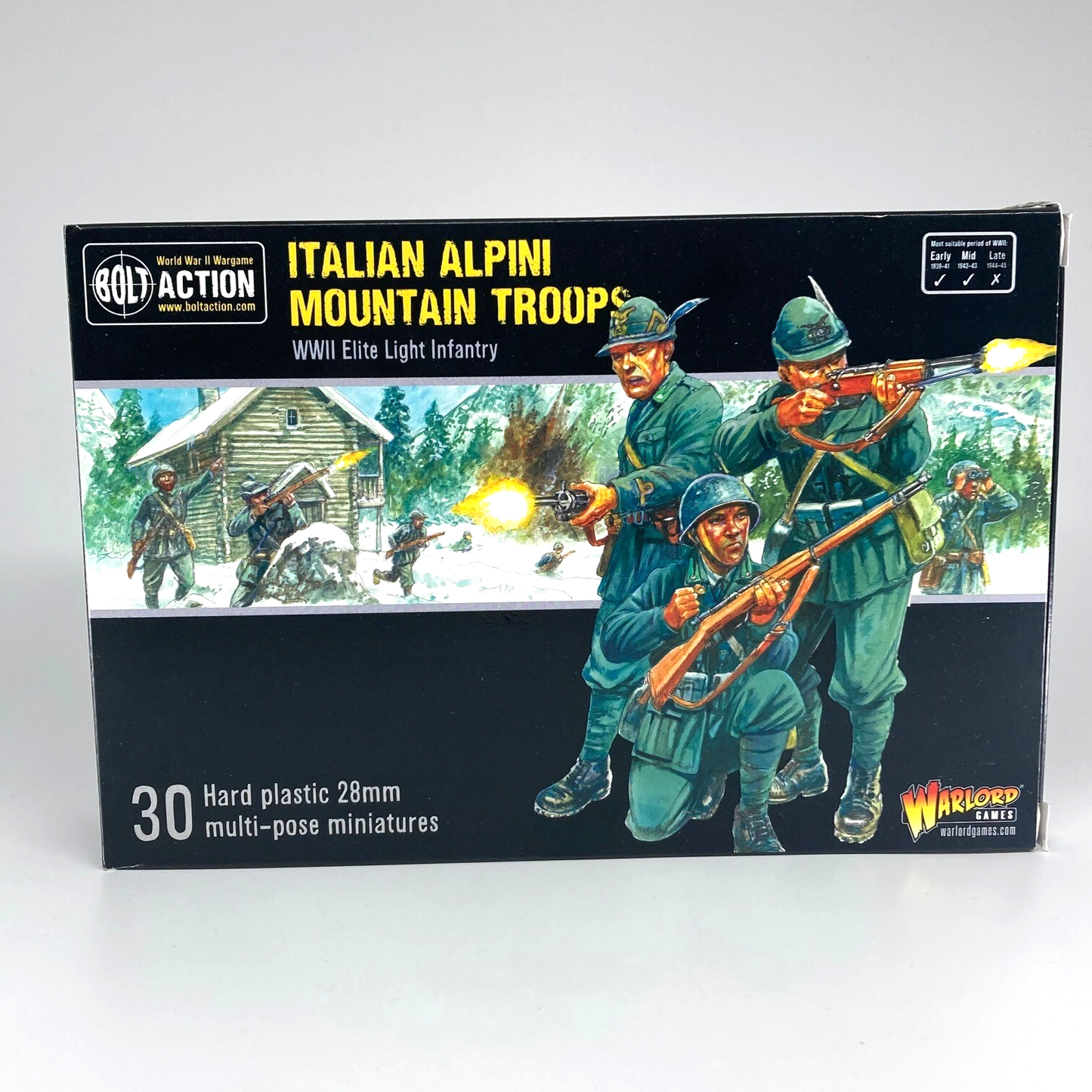 Italian Alpini Mountain Troops - Unassembled - Warlord Games Bolt Action W172