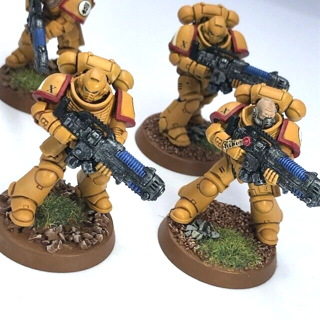 Imperial Fists Primaris Hellblasters Space Marines - Warhammer 40K Painted C4758