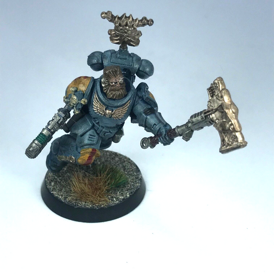 Space Wolves Captain HQ Space Marines - Painted - Warhammer 40K X8286