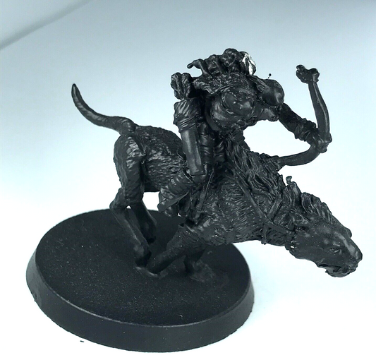 Metal Orc Archer Warg Rider - Undercoated - Warhammer / Lord of the Rings X1983