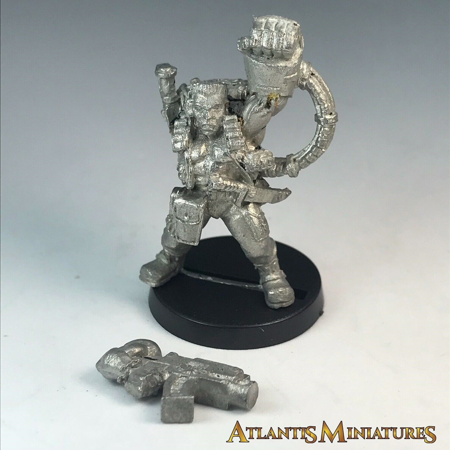 Metal Catachan Jungle Fighter Commander Imperial Guard - Warhammer 40K X6155