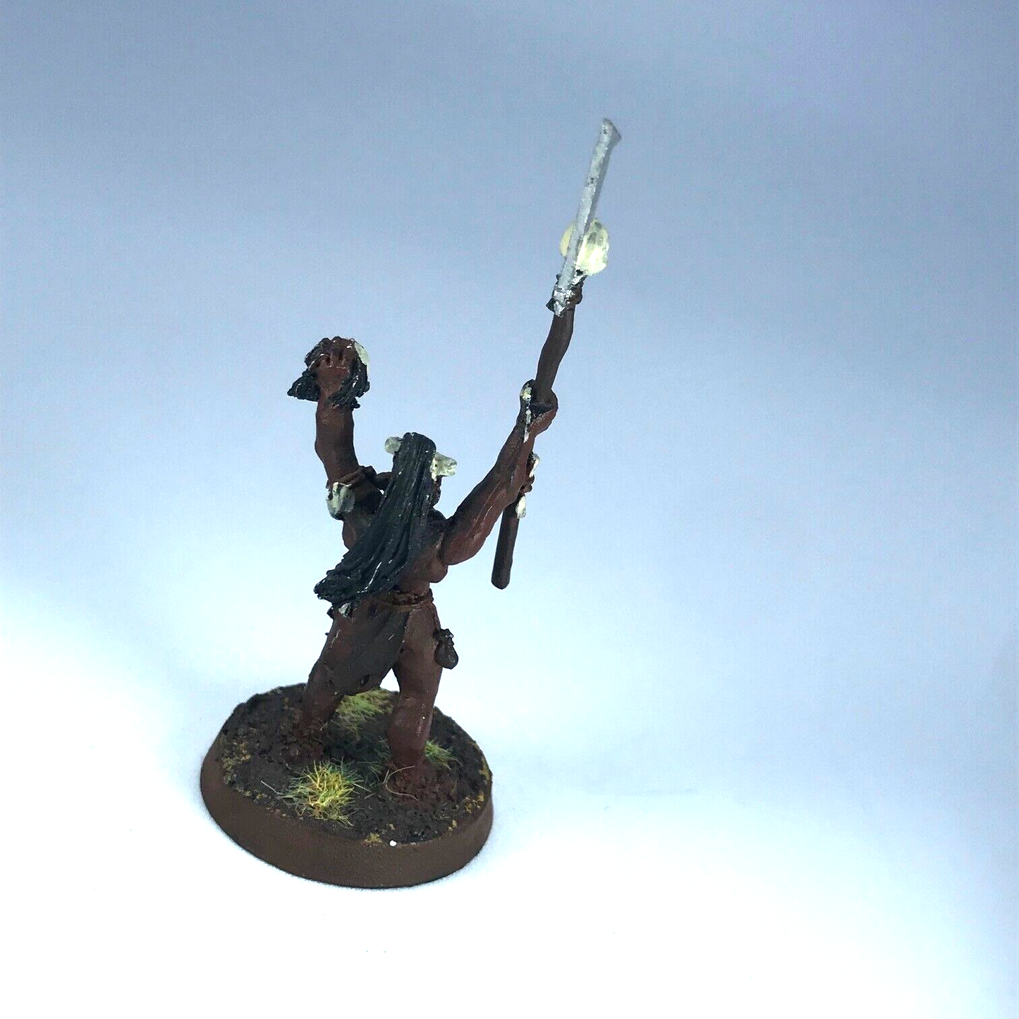 Uruk Hai Shaman LOTR Warhammer / Lord of the Rings Painted Metal X13000