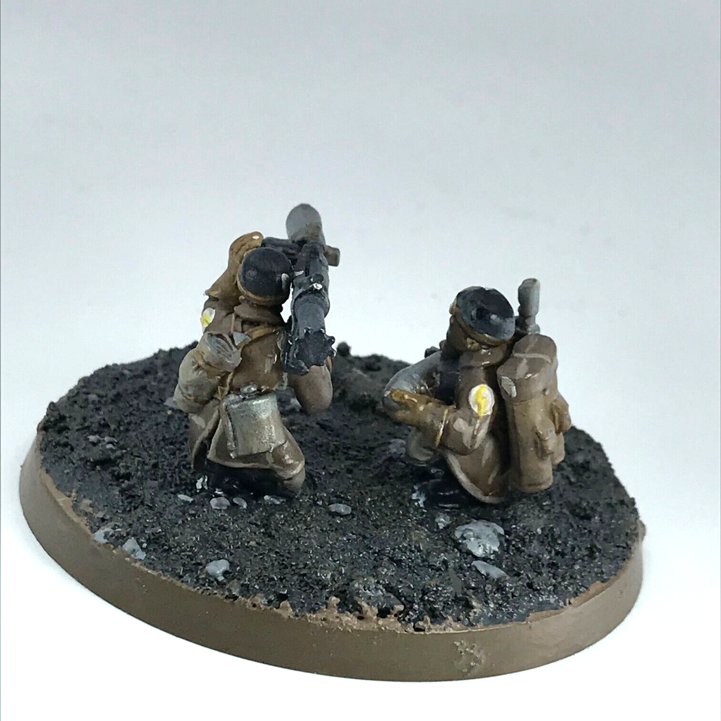 Steel Legion Rocket Launcher Team Imperial Guard - Warhammer 40K Painted C1768