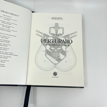 Perturabo: The Hammer Of Olympia - Limited Edition - Black Library M1908