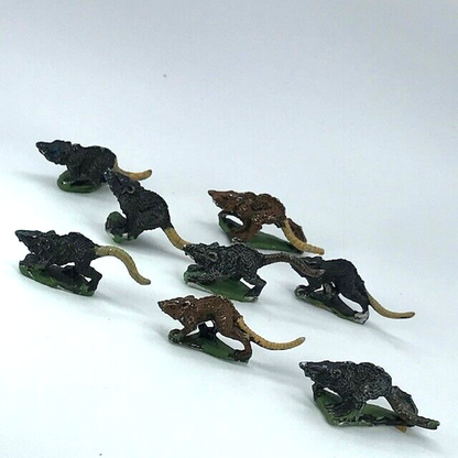 Skaven Giant Rat Pack - Citadel Warhammer Fantasy Classic Metal GW X4823