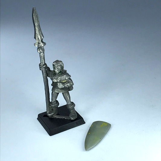 Wood Elves Glade Guard Spearman Citadel Dated 1995 Warhammer Fantasy X10034