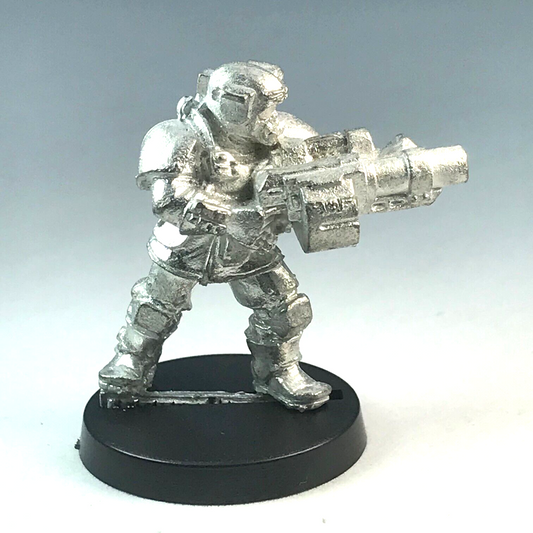 Metal Imperial Guard Kasrkin Stormtrooper Grenade Launcher - Warhammer 40K X1955