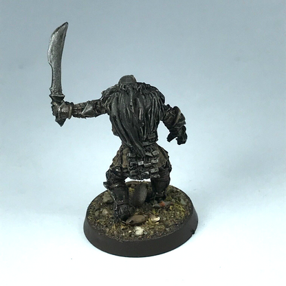 Metal Grishnak Orc Character - Chipped - Warhammer / Lord of the Rings X1466