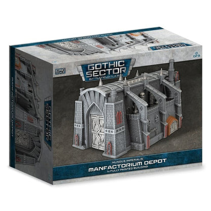 Mundus Imperialis Depot - Painted Epic Terrain - Brand New - Gothic Sector