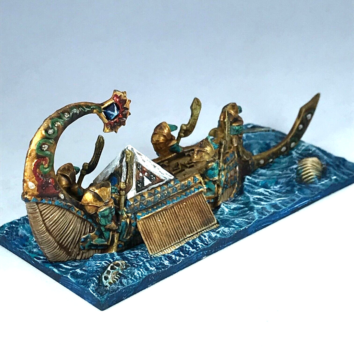 Dreadfleet Curse of Zandri Ship - Painted - Warhammer Board Game C3703