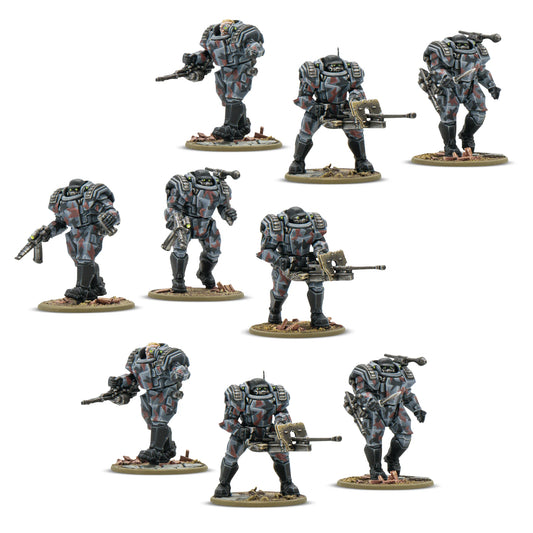 Pre-order: Konflikt '47 Axis Stahltruppen Heavy Infantry - Warlord Games