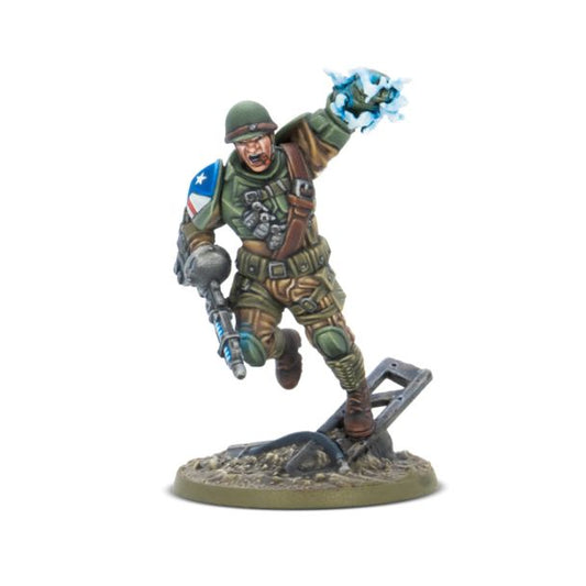 Pre-order: 'Slammer' Samuels, The First Paragon - Konflikt '47 - Warlord Games - Brand New