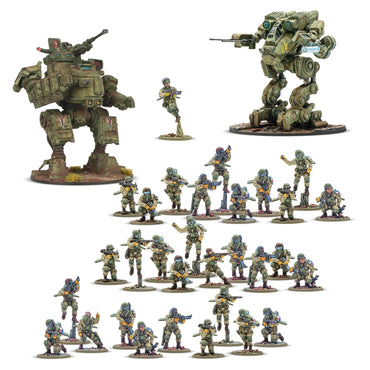 Pre-order: United States Rapid Deployment Force Starter Army - Konflikt 47 - Warlord Games - Brand New