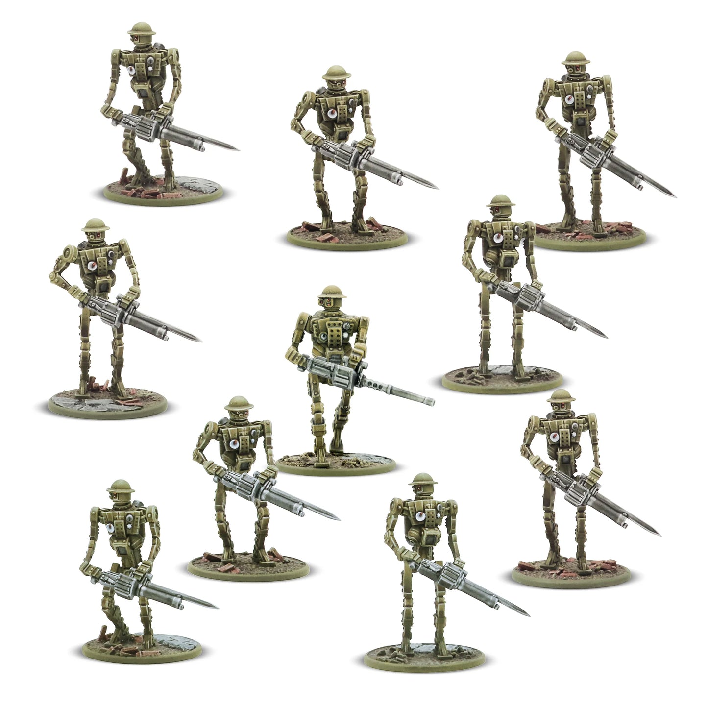 Pre-order: Mk I Automated Infantry - Konflikt '47 - Warlord Games - Brand New