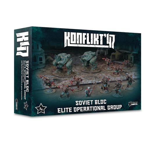 Pre-order: Soviet Bloc Elite Operational Group Starter Army - Konflikt 47 - Warlord Games - Brand New