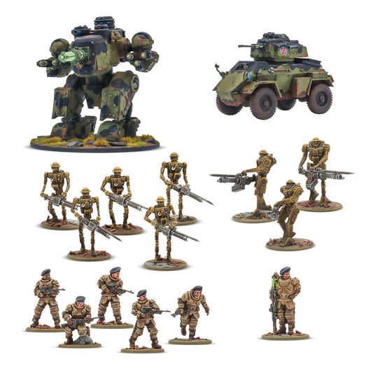 Pre-order: British Commonwealth Starter Army - Warlord Games
