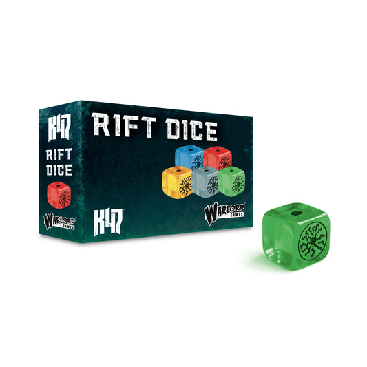 Pre-order: Konflikt '47 Rift Dice - Green - Warlord Games