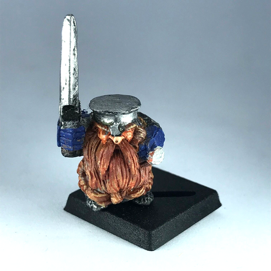 Classic Metal Dwarf Armoured Warrior - Warhammer Citadel Marauder Fantasy X6805