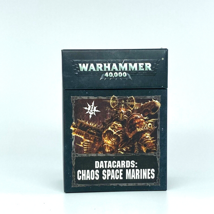 Chaos Space Marine 8th Edition Datacards - Warhammer 40K Games Workshop C3901