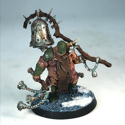 Maggotkin of Nurgle Lord Command Painted - Warhammer Age of Sigmar X8954