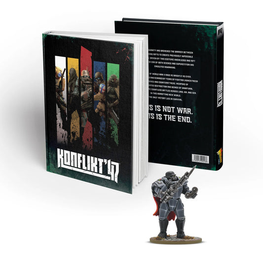 Pre-order: New Konflikt '47 Rulebook with Axis Special Miniature - Warlord Games
