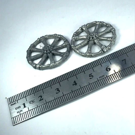 Undead / Elves Wheels Parts Spares - Warhammer Fantasy Classic Metal X7607